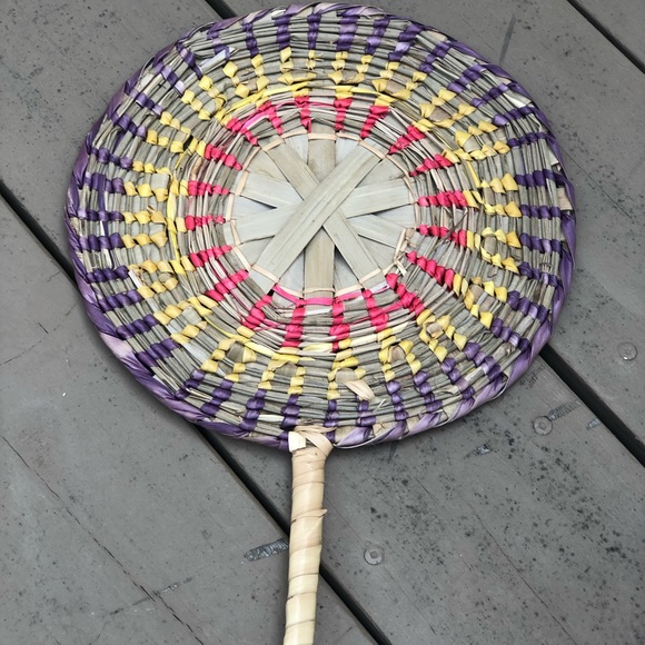 Colorful Circle Hand Fan - Picture 5 of 8